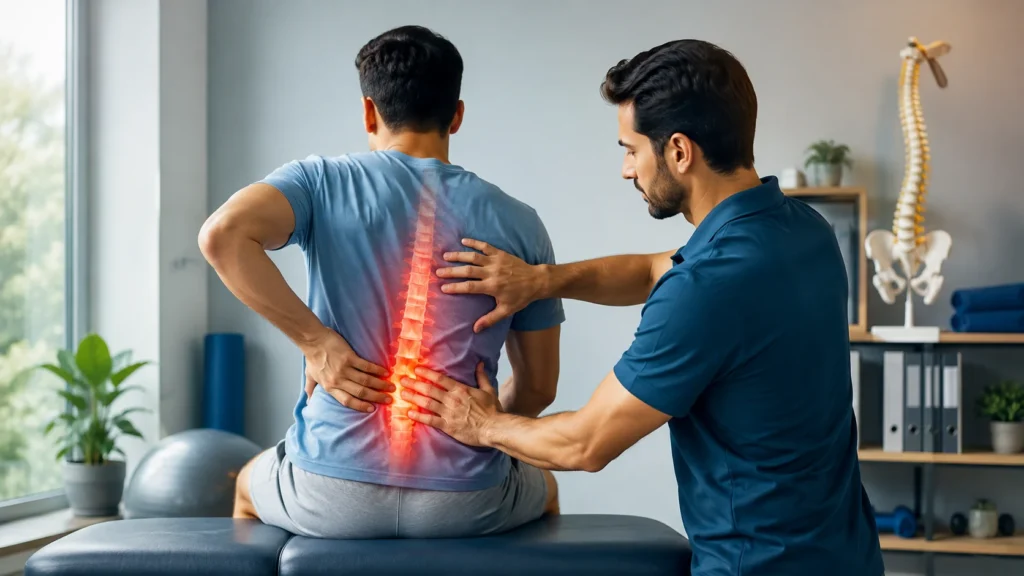 Back pain physiotherapy treatment in Muzaffarpur at Mahavir Physio World for pain relief, mobility and better daily movement.